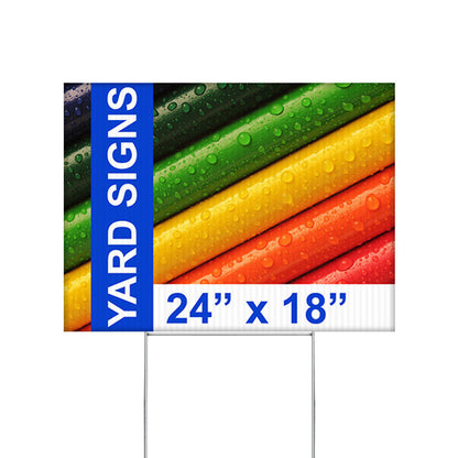 Yard Signs - 24" x 18"